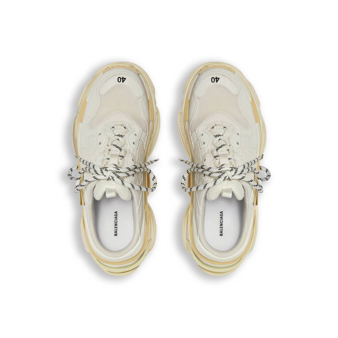 Women’s Triple S Mule in White - Image 6